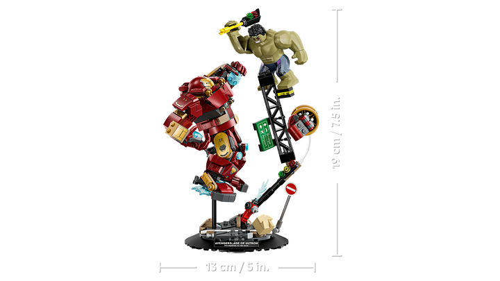 לגו | Marvel - קרב אֶפִּי: האלקבאסטר נגד הענק הירוק (76343)-4