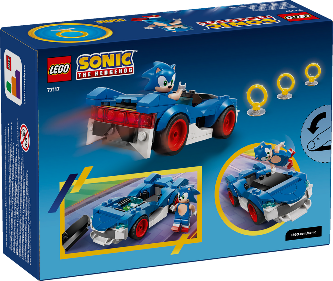 לגו Sonic the Hedgehog™ - Sonic: מכונית ספידסטר לייטנינג (77117)-3