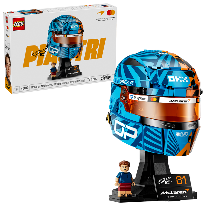 לגו Editions - הקסדה של אוסקר פיאסטרי מ-McLaren Mastercard F1® Team (43017)-2