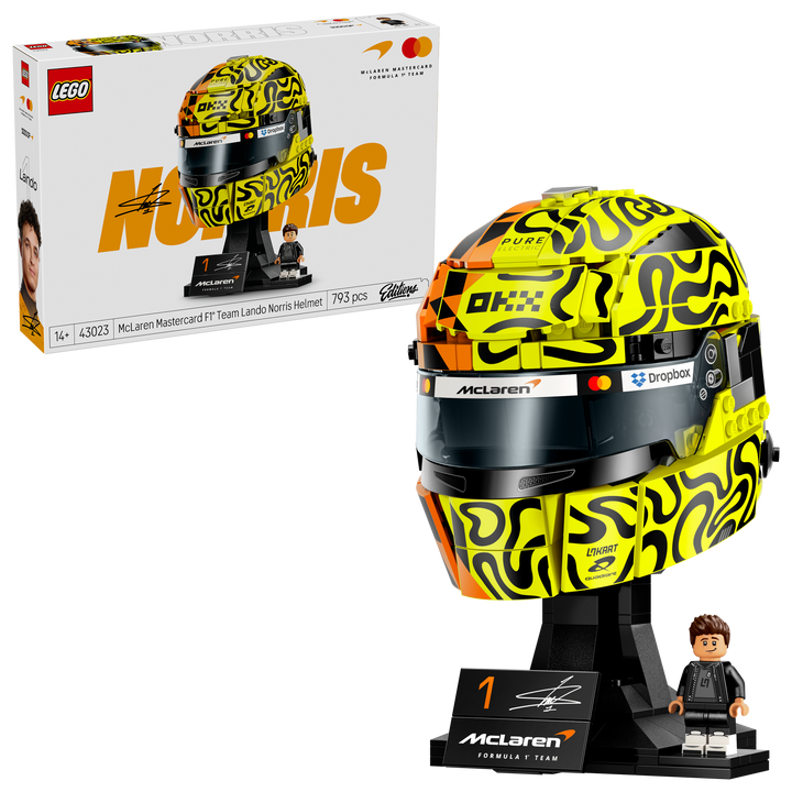 לגו Editions - הקסדה של לנדו נוריס מ-McLaren Mastercard F1® Team (43023)-2