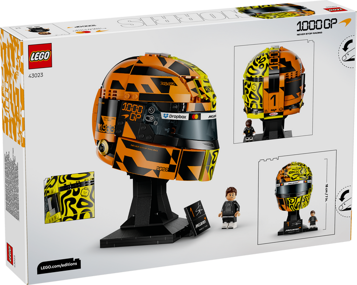 לגו Editions - הקסדה של לנדו נוריס מ-McLaren Mastercard F1® Team (43023)-3