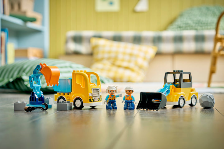 לגו DUPLO® - כלי רכב לעבודות בנייה 3 ב-1 (10475)-7