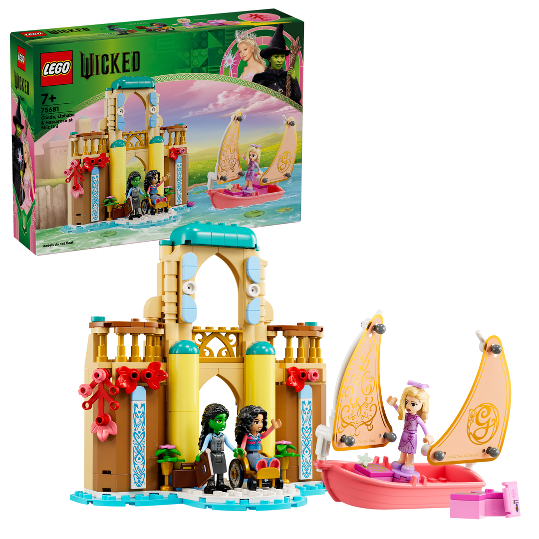 לגו Wicked - Elphaba ,Glinda ו-Nessarose באוניברסיטת Shiz (75681)-2