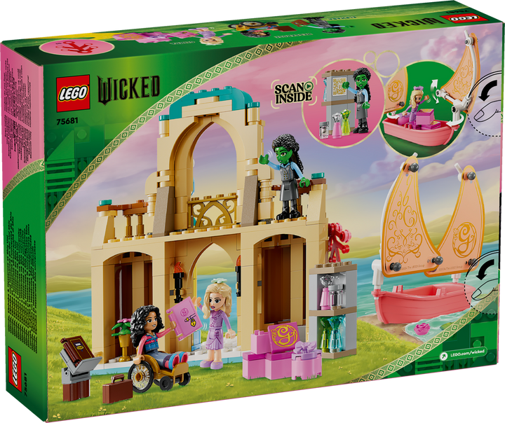 לגו Wicked - Elphaba ,Glinda ו-Nessarose באוניברסיטת Shiz (75681)-12
