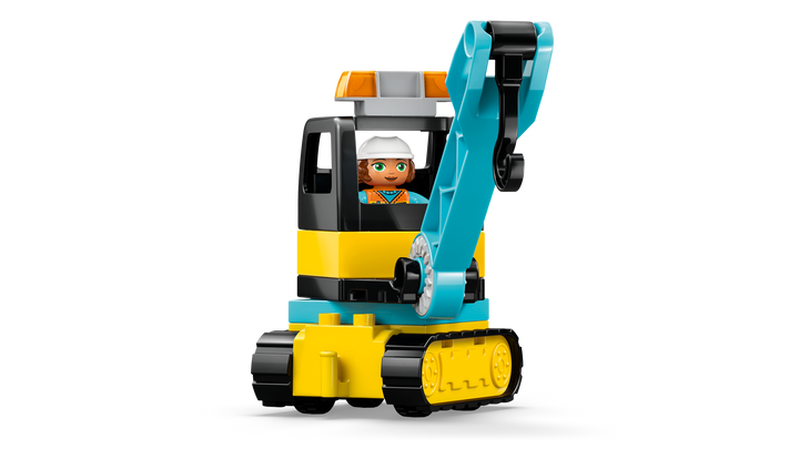 לגו DUPLO® - אתר בנייה וכלי רכב לעבודות בנייה 3 ב-1 (10476)-4
