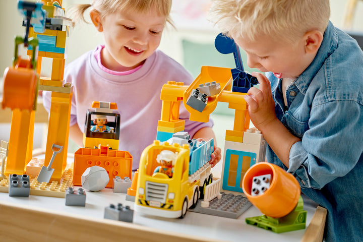 לגו DUPLO® - אתר בנייה וכלי רכב לעבודות בנייה 3 ב-1 (10476)-6