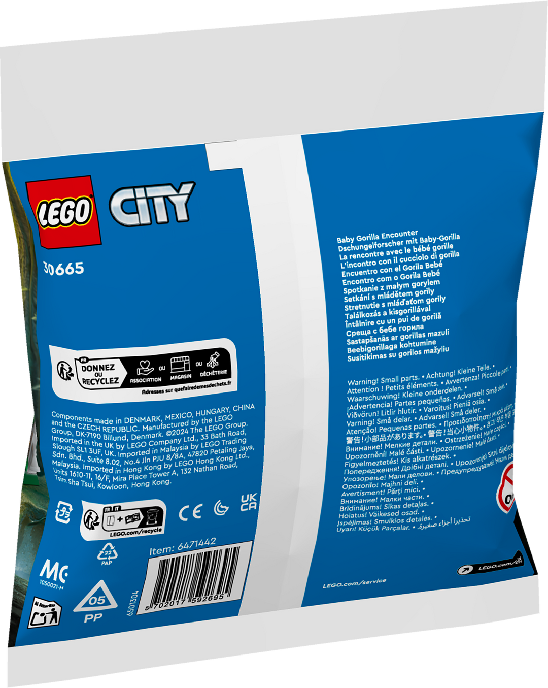 לגו Recruitment bags - מפגש גורי גורילות (30665)-2