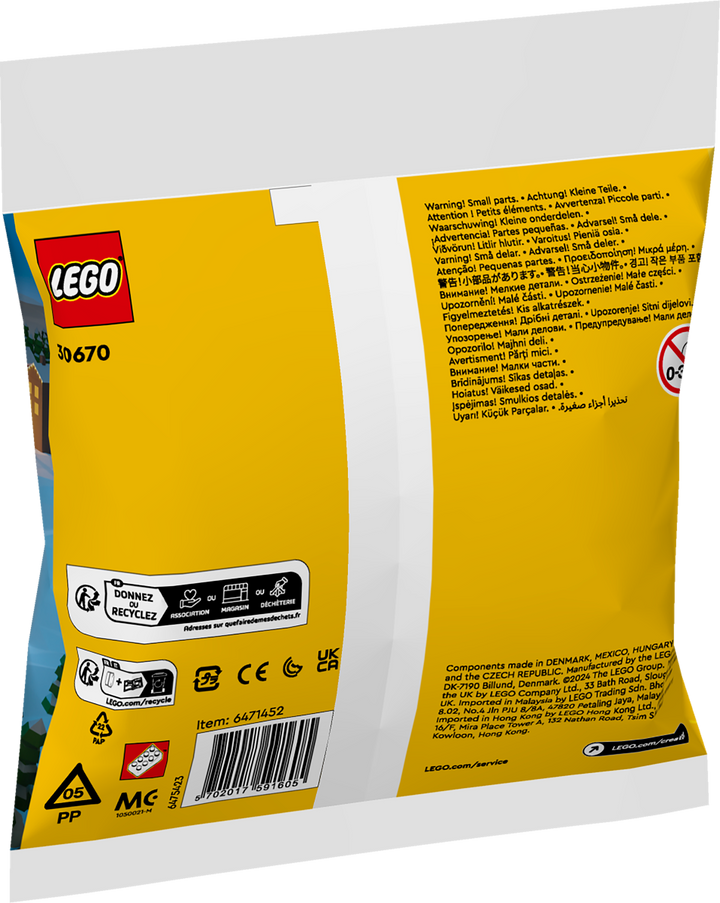 לגו Recruitment bags - הנסיעה במזחלת של סנטה (30670)-2