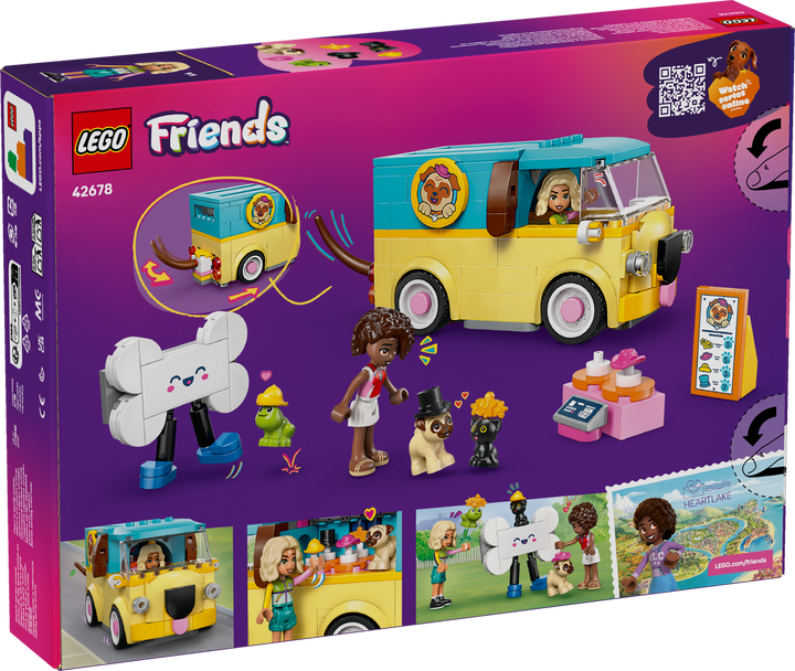 לגו Friends - ואן למכירת אביזרי חיות מחמד (42678)-2