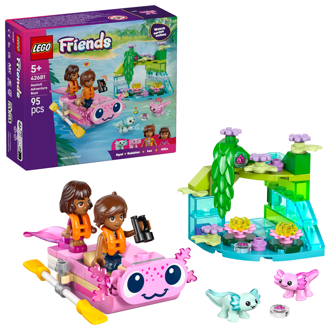 לגו Friends - סירת הרפתקאות של אקסולוטל (42681)-2