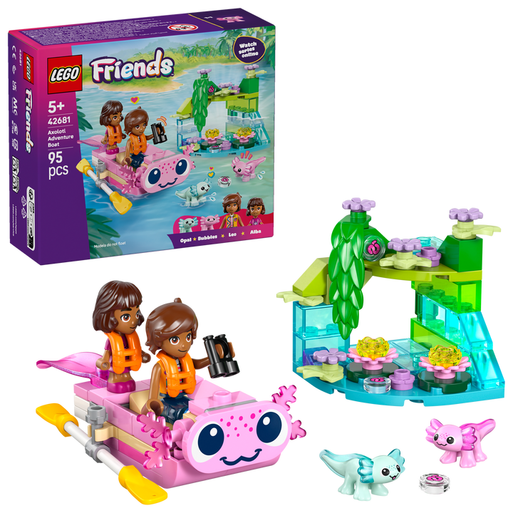 לגו Friends - סירת הרפתקאות של אקסולוטל (42681)-2