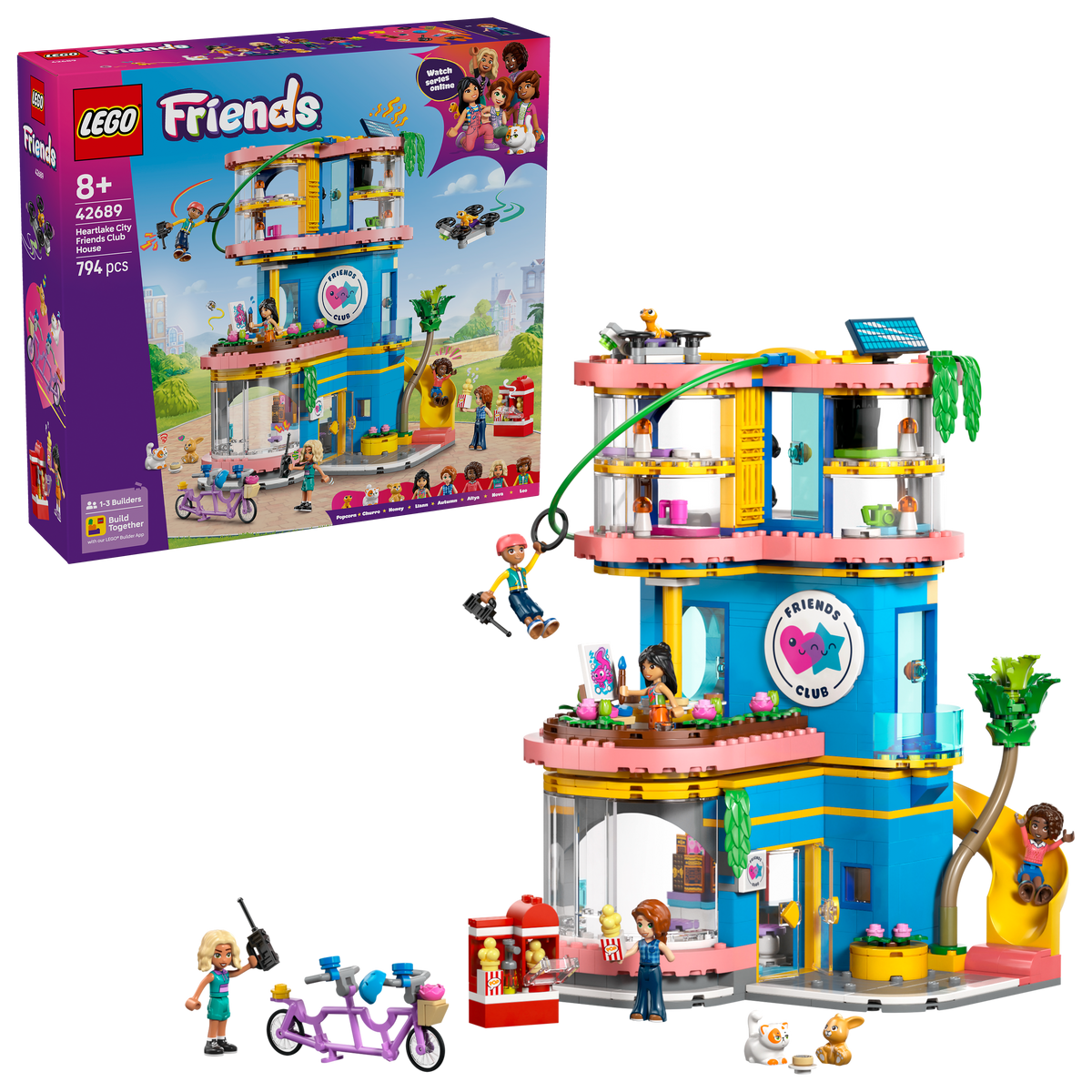 לגו Friends - מועדון חברים בהארטלייק סיטי (42689)-2