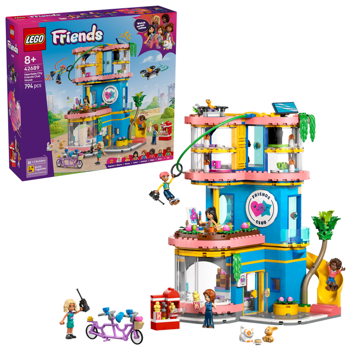 לגו Friends - מועדון חברים בהארטלייק סיטי (42689)-2
