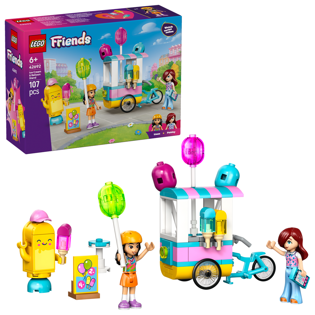 לגו Friends - דוכן גלידה ובלונים (42692)-2
