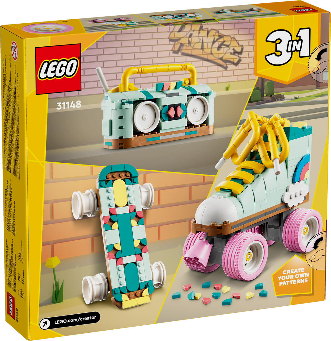 לגו Creator 3in1 - גלגיליות בסגנון רטרו (31148)-1