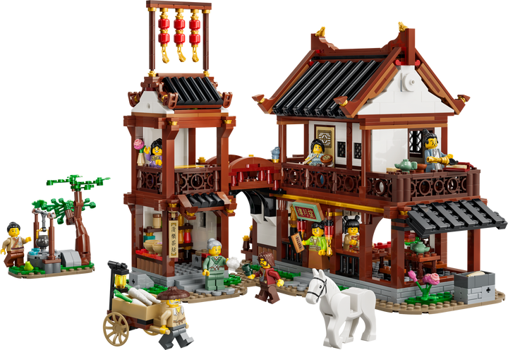 לגו Chinese Festivals - פונדק עתיק עם תצפית ירח (80121)-1