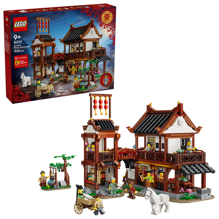 לגו Chinese Festivals - פונדק עתיק עם תצפית ירח (80121)-2