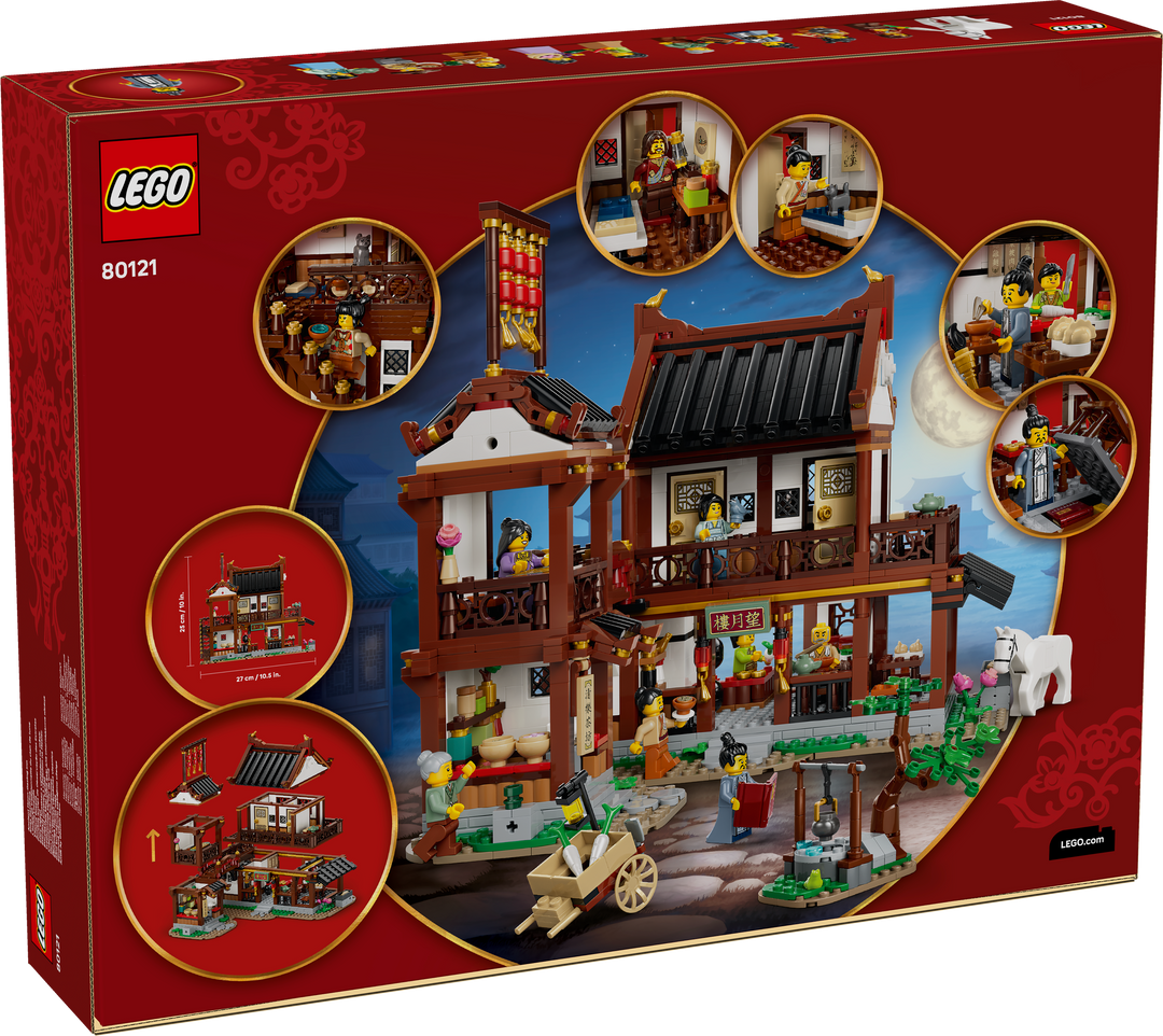 לגו Chinese Festivals - פונדק עתיק עם תצפית ירח (80121)-3