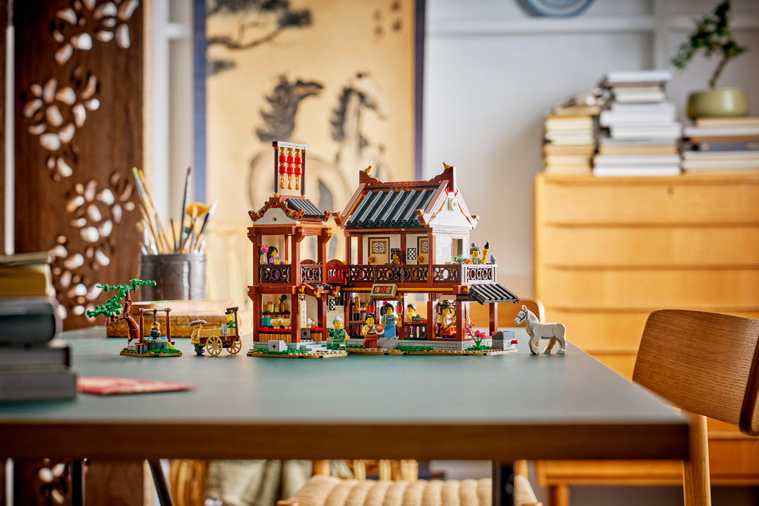 לגו Chinese Festivals - פונדק עתיק עם תצפית ירח (80121)-11