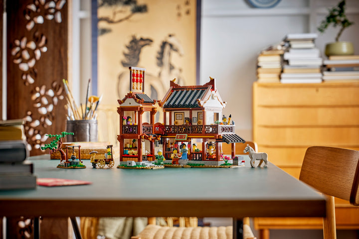 לגו Chinese Festivals - פונדק עתיק עם תצפית ירח (80121)-12