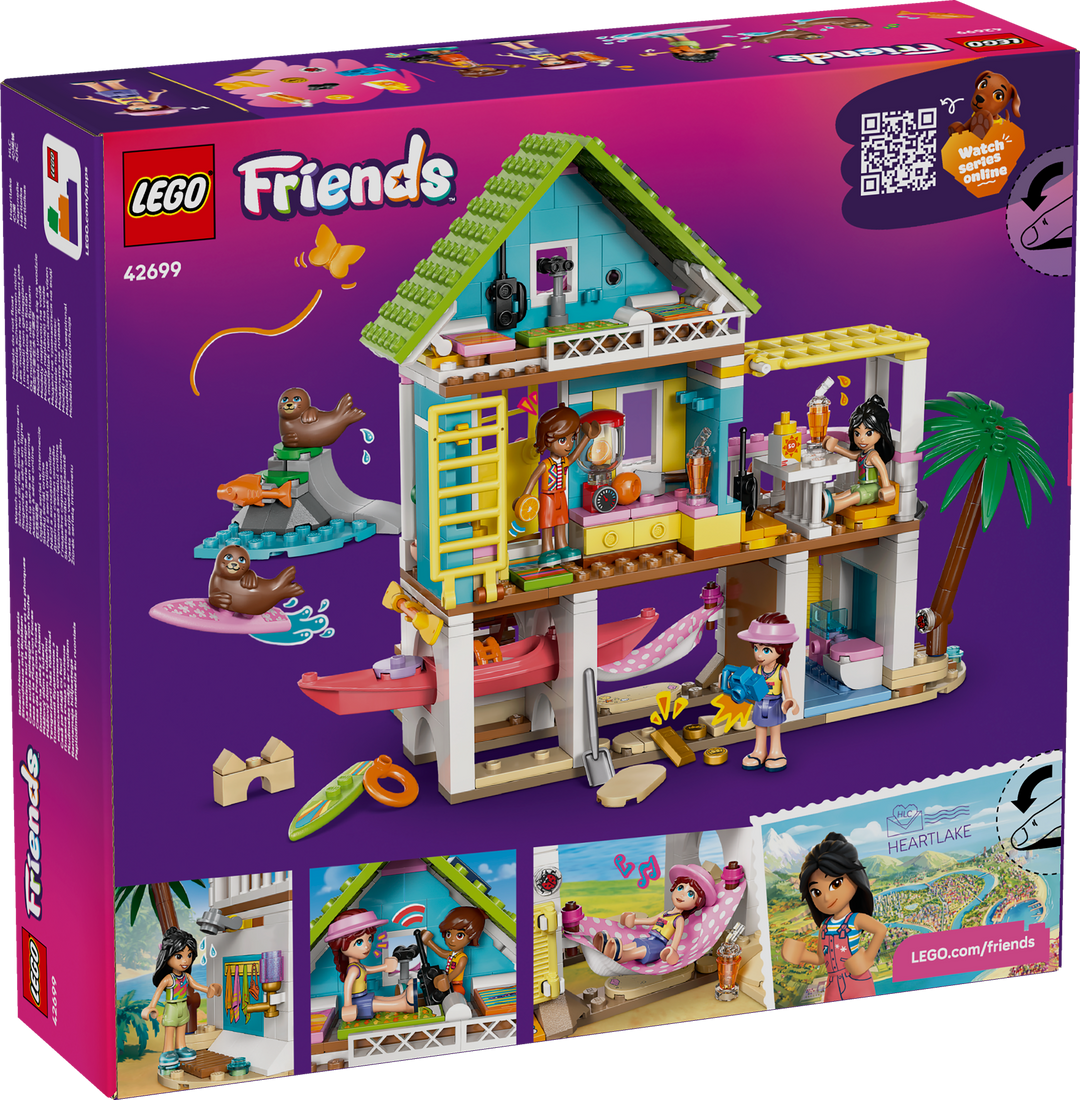 לגו Friends - בית על החוף עם כלבי ים (42699)-2