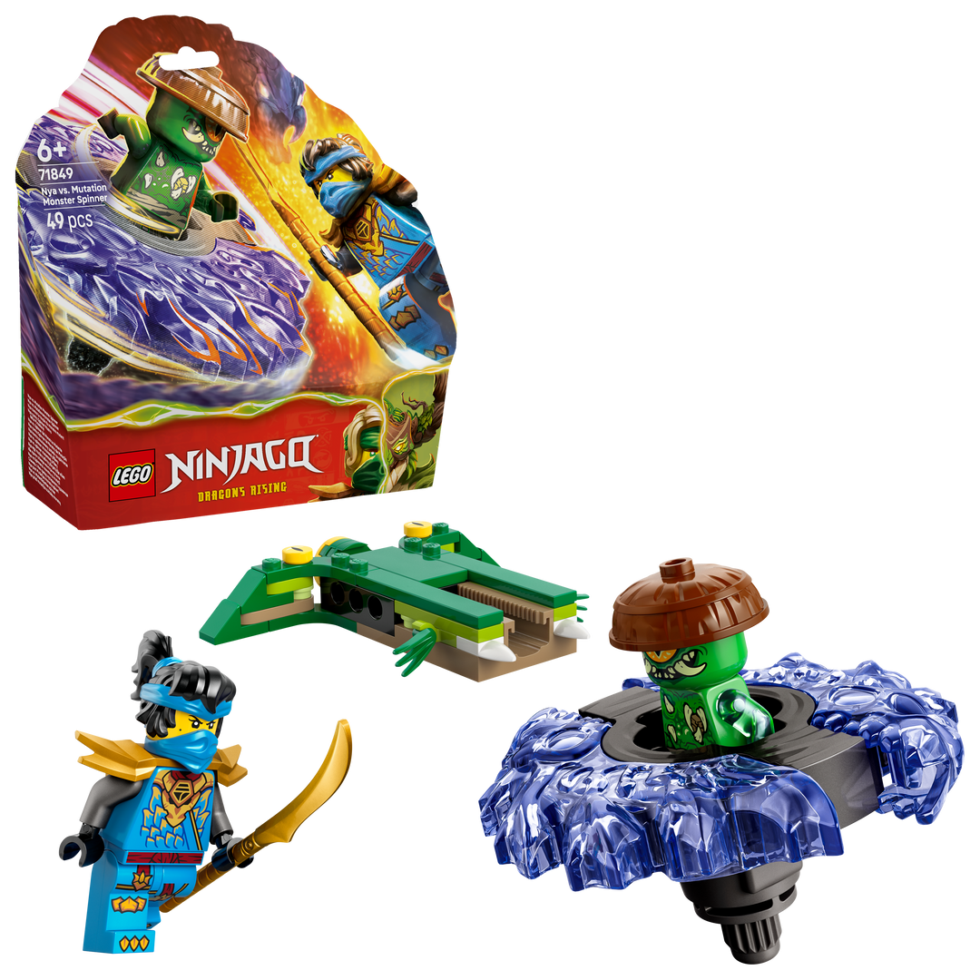 לגו NINJAGO® - ניה נגד ספינר מפלצת המוטציה (71849)-2