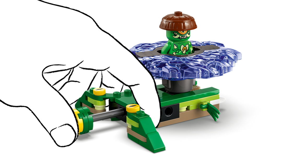 לגו NINJAGO® - ניה נגד ספינר מפלצת המוטציה (71849)-5