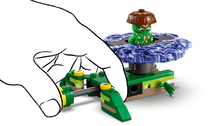 לגו NINJAGO® - ניה נגד ספינר מפלצת המוטציה (71849)-5