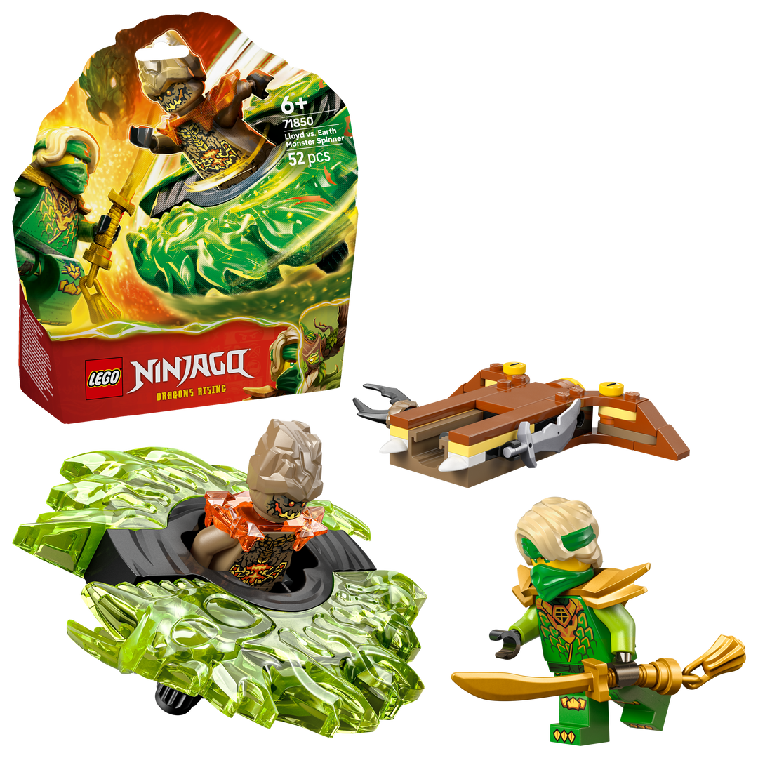לגו NINJAGO® - לויד נגד ספינר מפלצת האדמה (71850)-2