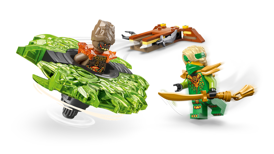 לגו NINJAGO® - לויד נגד ספינר מפלצת האדמה (71850)-4