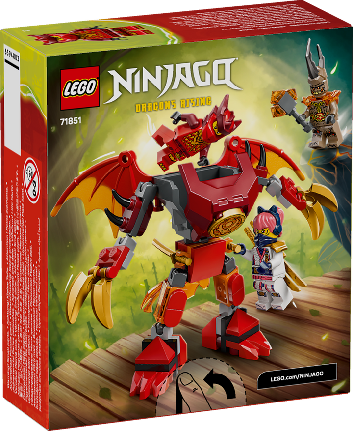 לגו NINJAGO® - מארז קרב רובוט הדרקון של קאי (71851)-8