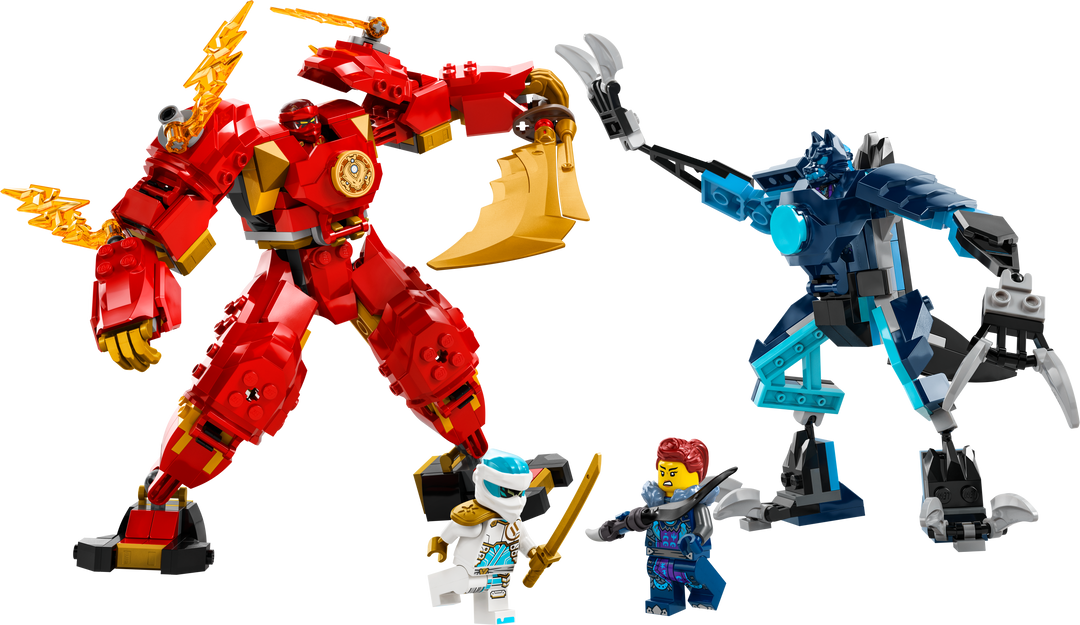 לגו NINJAGO® - רובוט יסודות האש של קאי (71808)