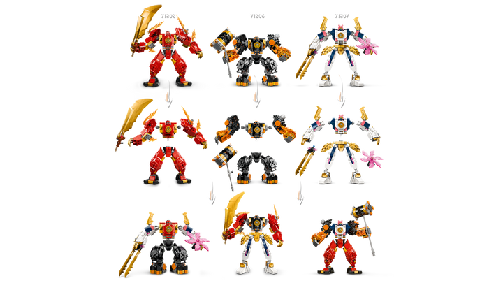 לגו NINJAGO® - רובוט יסודות האש של קאי (71808)-4