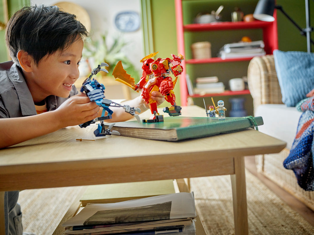 לגו NINJAGO® - רובוט יסודות האש של קאי (71808)-5