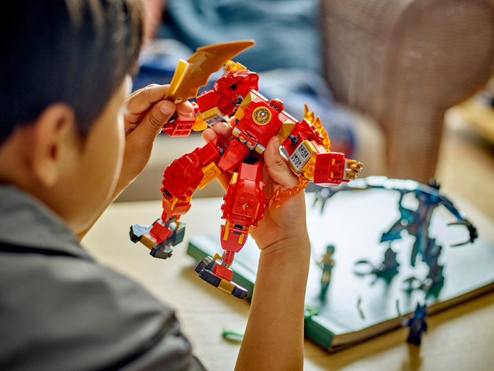 לגו NINJAGO® - רובוט יסודות האש של קאי (71808)-7