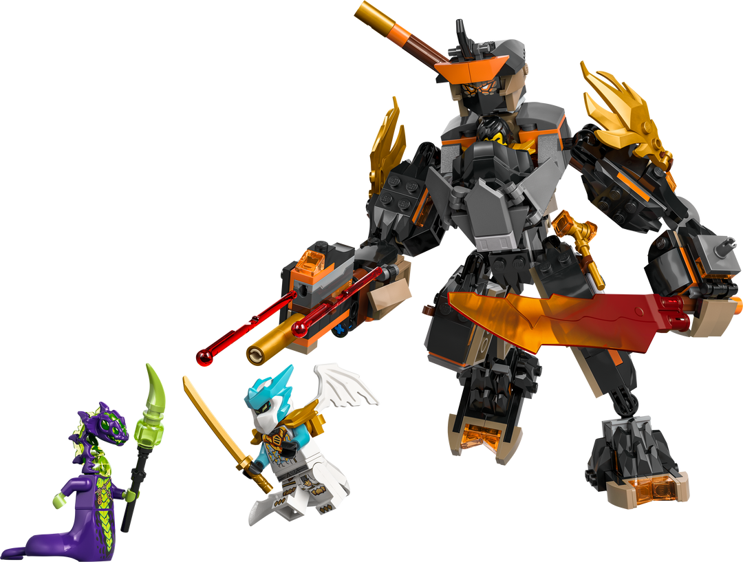 לגו NINJAGO® - רובוט המשימה של קול ודרקון זאין (71854)