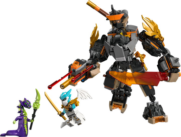 לגו NINJAGO® - רובוט המשימה של קול ודרקון זאין (71854)-1