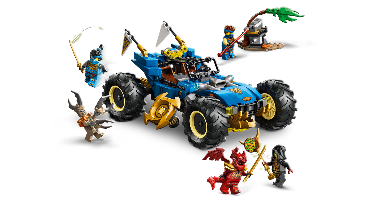 לגו NINJAGO® - מכוניתו של ג'יי שמשנה צורה לדרקון (71856)-4