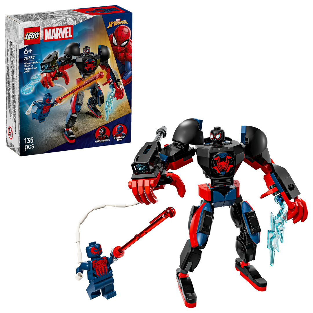 לגו | Marvel - רובוט מיילס מוראלס נגד ספיידרמן 2099 (76337)-2