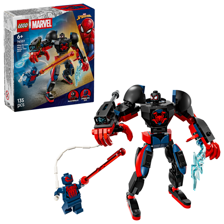 לגו | Marvel - רובוט מיילס מוראלס נגד ספיידרמן 2099 (76337)-2