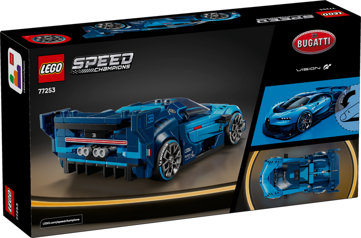 לגו Speed Champions - מכונית היפר ספורט Bugatti Vision GT (77253)-3