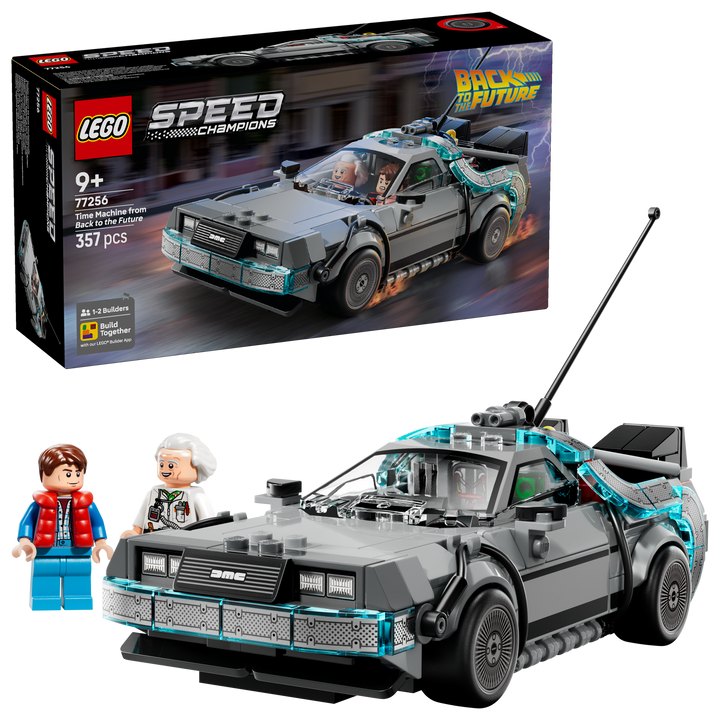 לגו Speed Champions - מכונת הזמן מהסרט בחזרה לעתיד (77256)-2