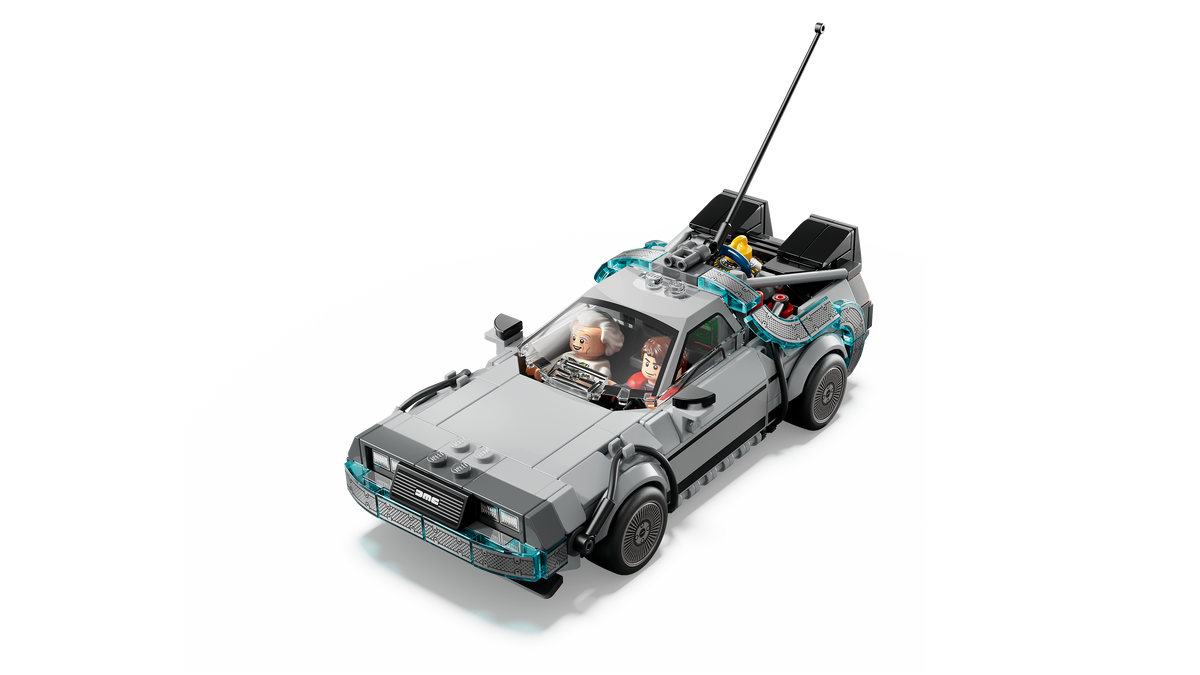 לגו Speed Champions - מכונת הזמן מהסרט בחזרה לעתיד (77256)-3