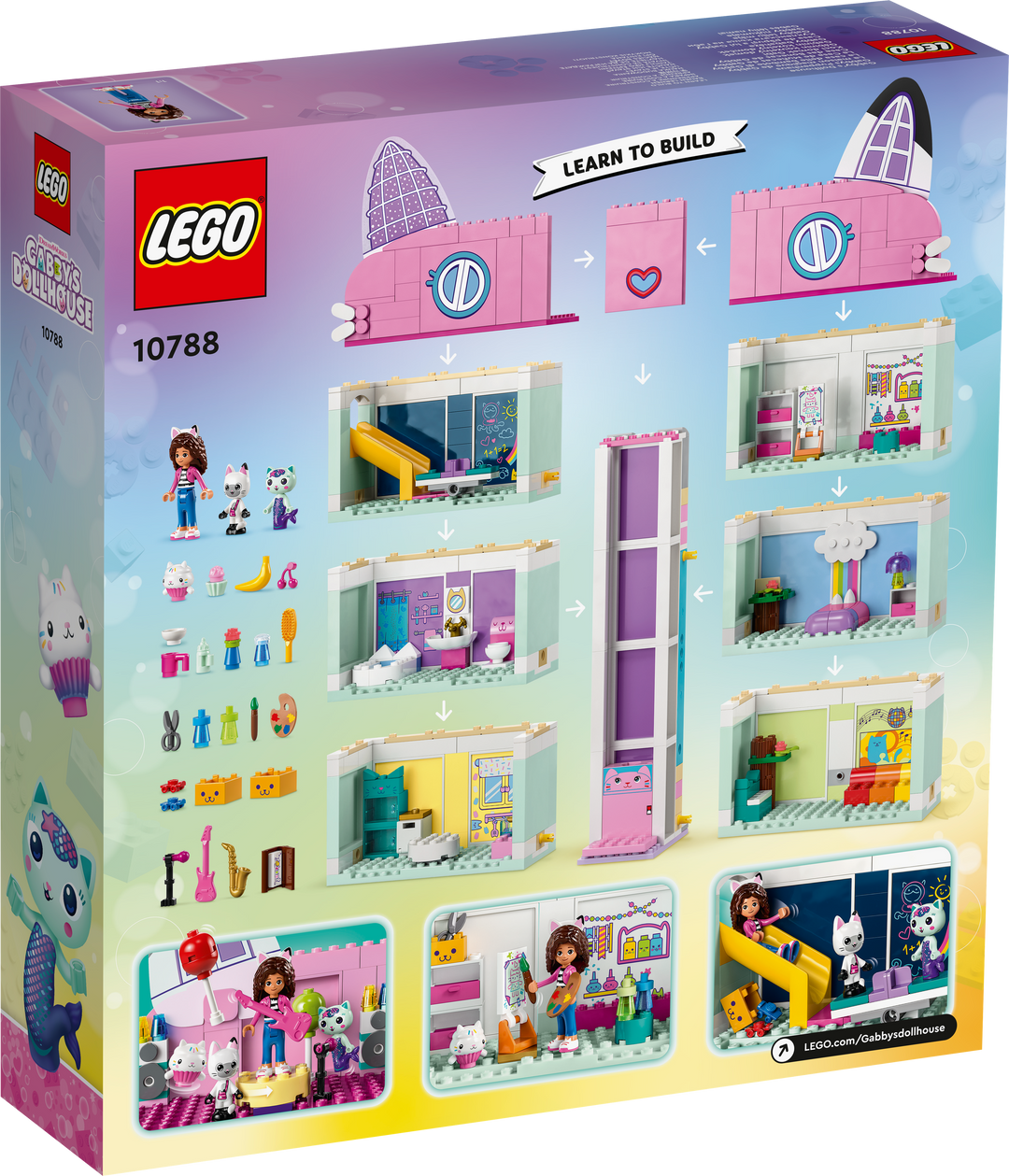 לגו Gabby’s Dollhouse - בית הבובות של גבי (10788)-1