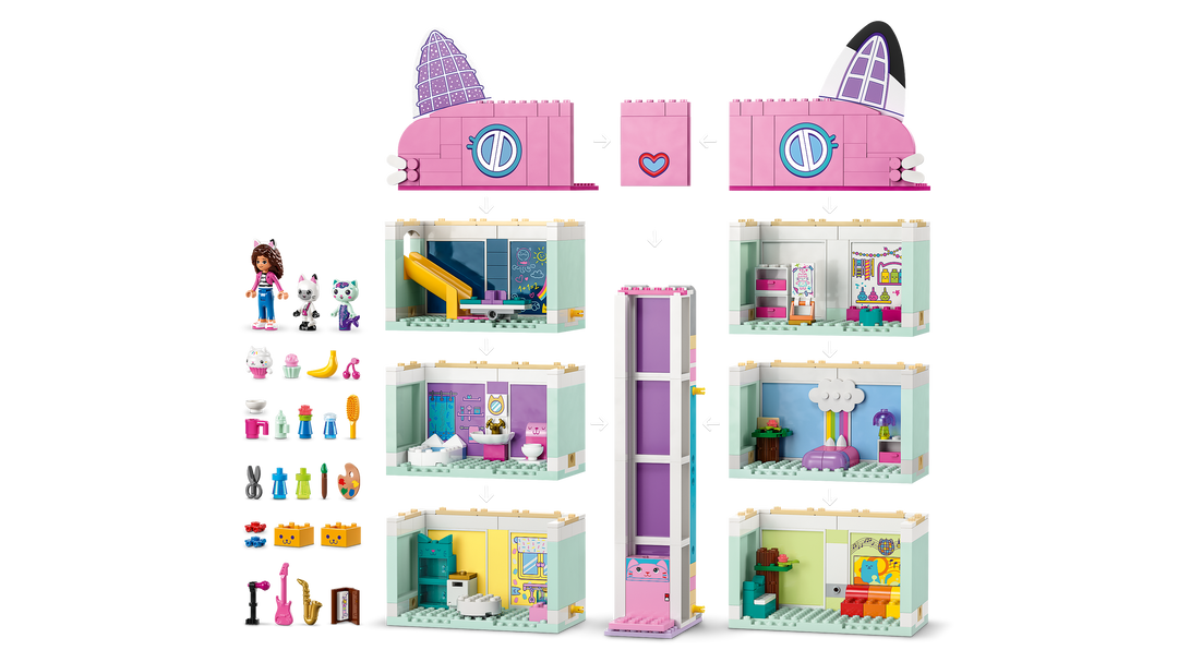 לגו Gabby’s Dollhouse - בית הבובות של גבי (10788)-2