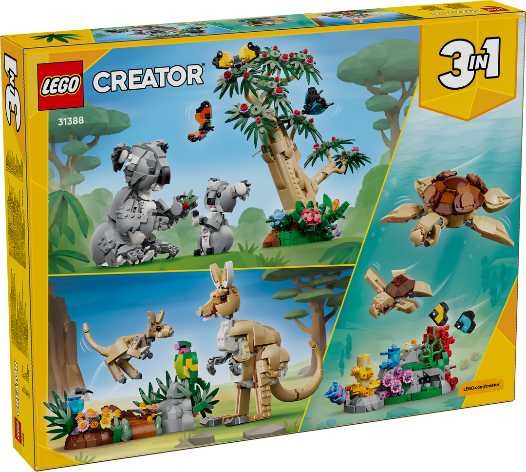 לגו Creator 3in1 - חיות בר: משפחת קואלות (31388)-2