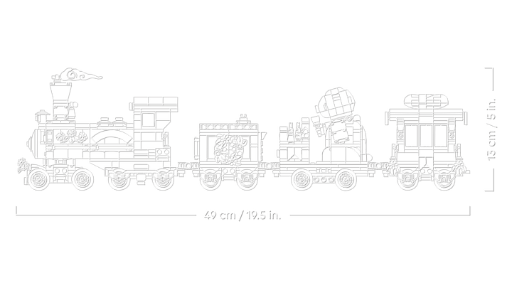 לגו Icons - רכבת האקספרס לחגיגות (10361)-7
