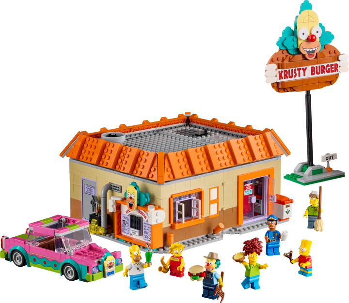 לגו Icons - The Simpsons™: מסעדת המבורגר של Krusty (10352)-1