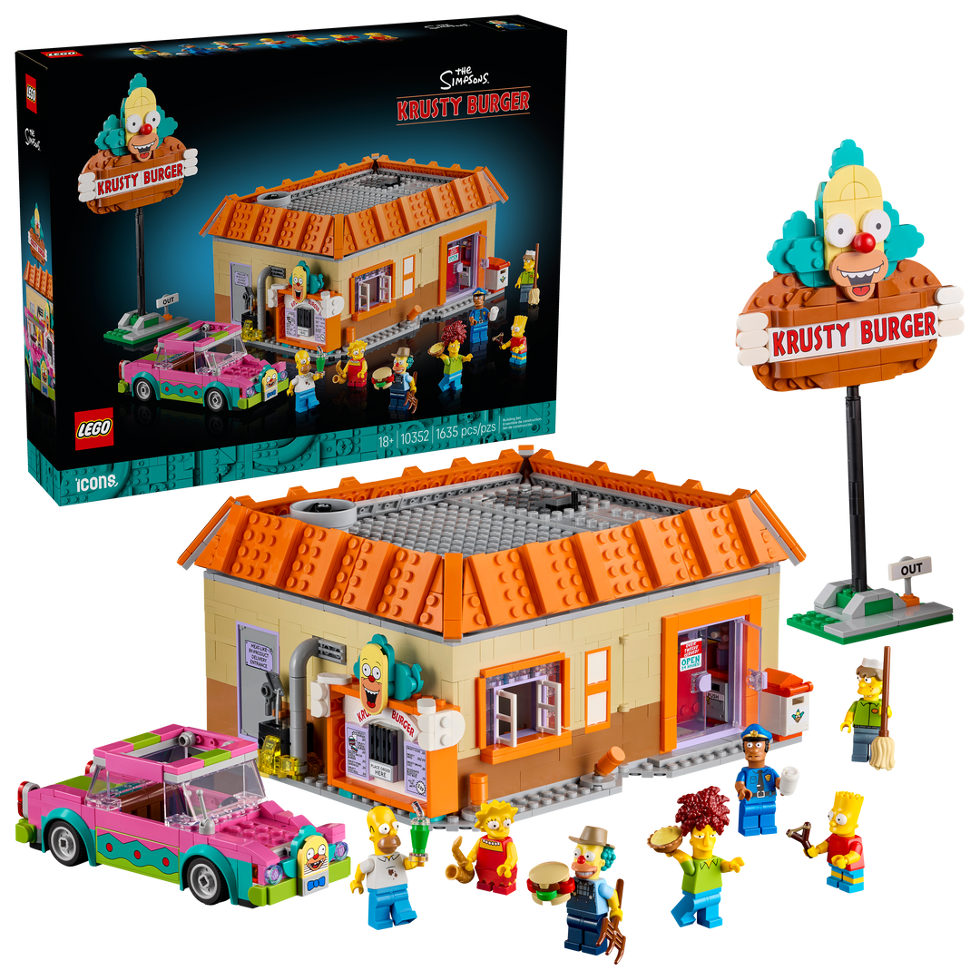 לגו Icons - The Simpsons™: מסעדת המבורגר של Krusty (10352)-1