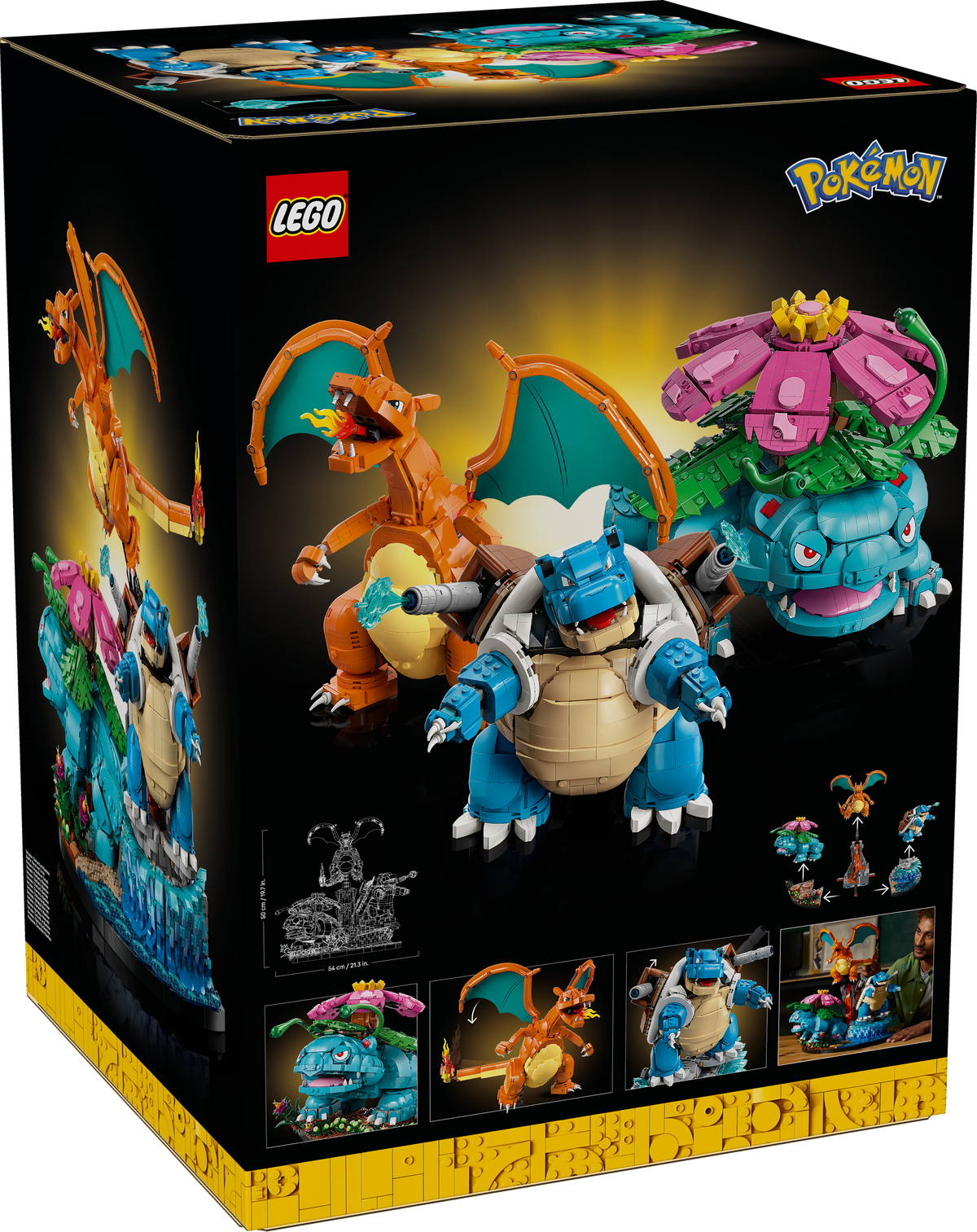 לגו Pokémon™ - ונוזאור, צ'אריזארד ובלסטויז (72153)-3